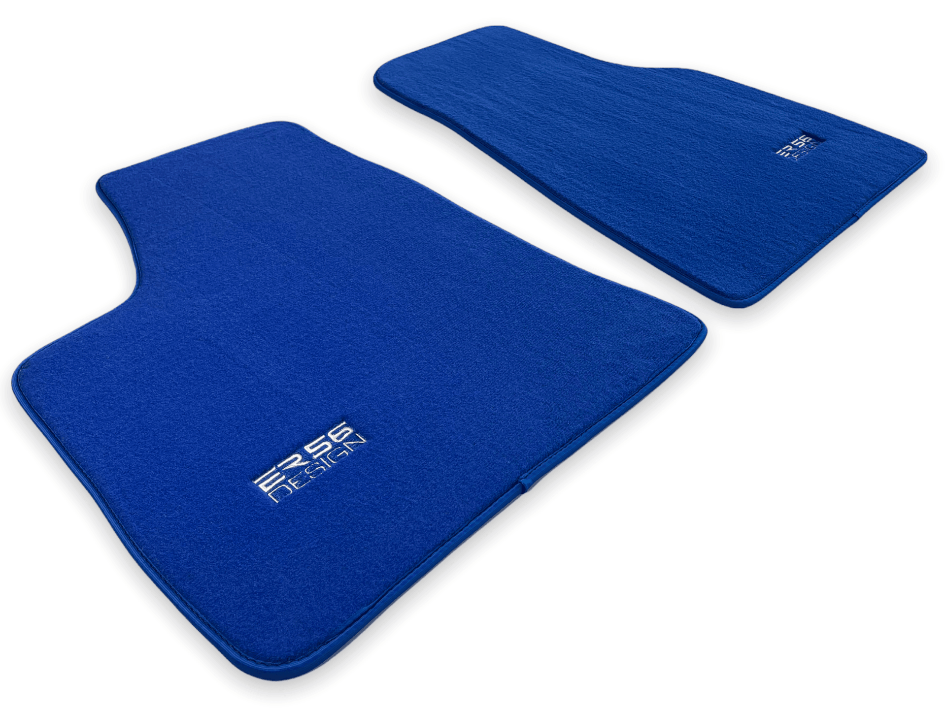 Floor Mats For Tesla Model Y Blue Tailored Carpets ER56 Design - AutoWin