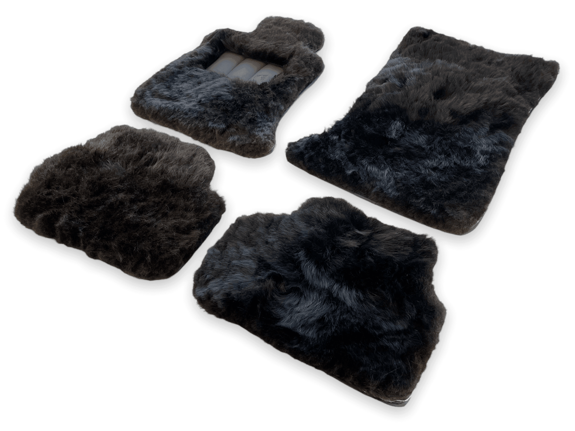 Genuine Sheepskin Floor Mats Rolls Royce Phantom Drophead Coupe 2007–2016 Er56 Design Brand - AutoWin