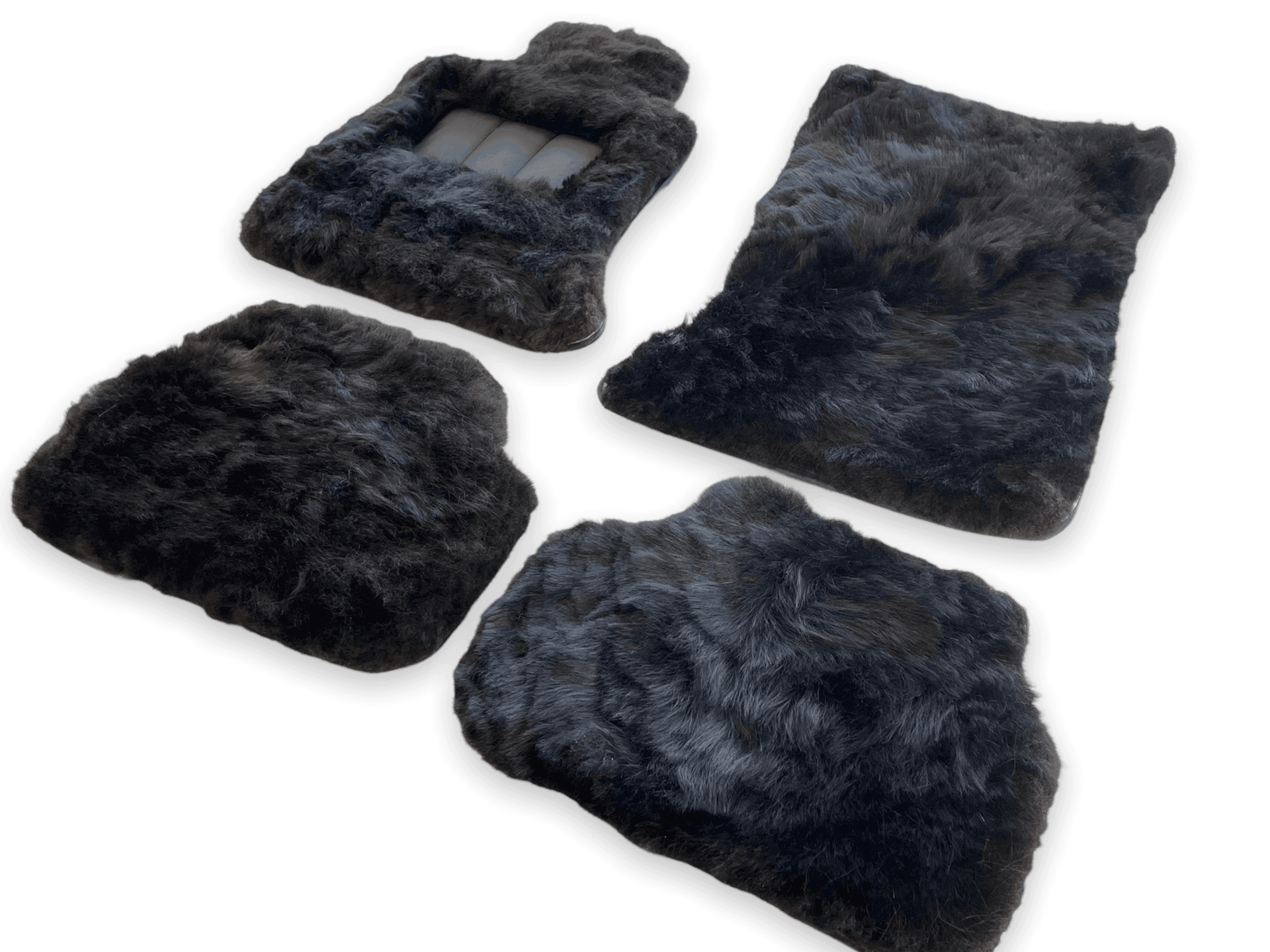 Genuine Sheepskin Floor Mats Rolls Royce Phantom Drophead Coupe 2007–2016 Er56 Design Brand - AutoWin