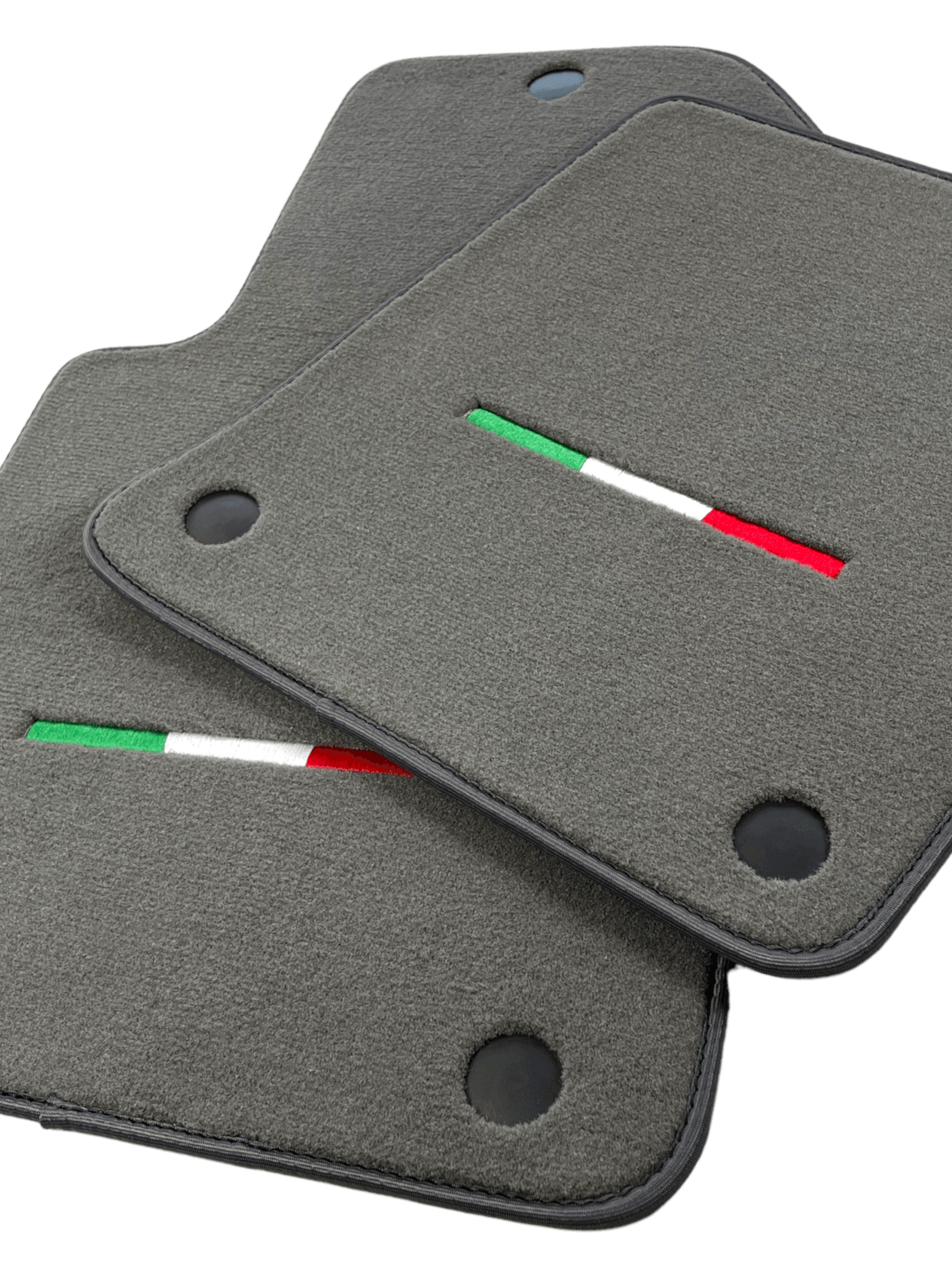 Gray Floor Mats For Ferrari 599 Coupe 2006-2012 Italian Edition - AutoWin