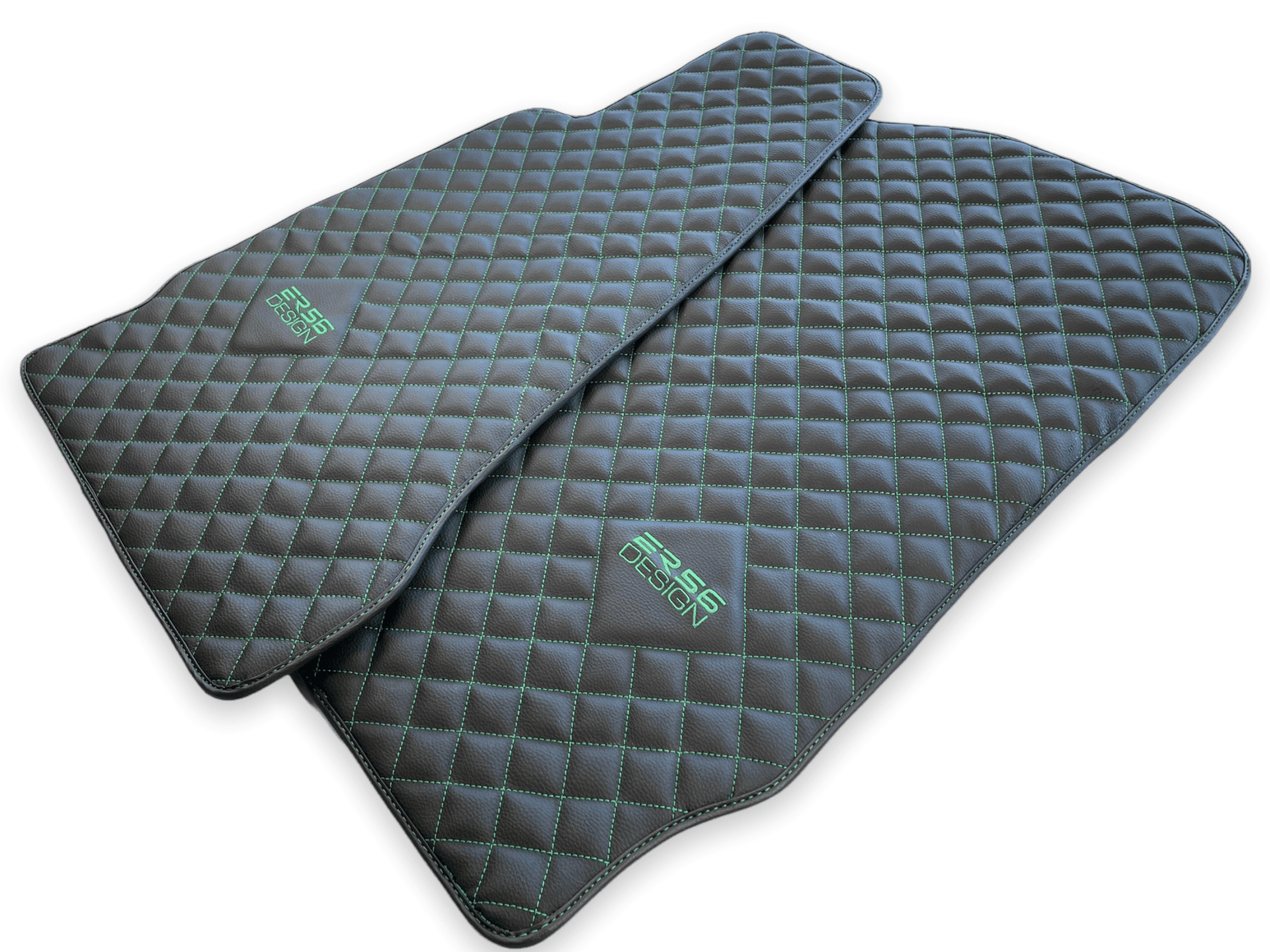 Leather Floor Mats For Aston Martin V8 Vantage (2005–2023) ER56 Design - AutoWin