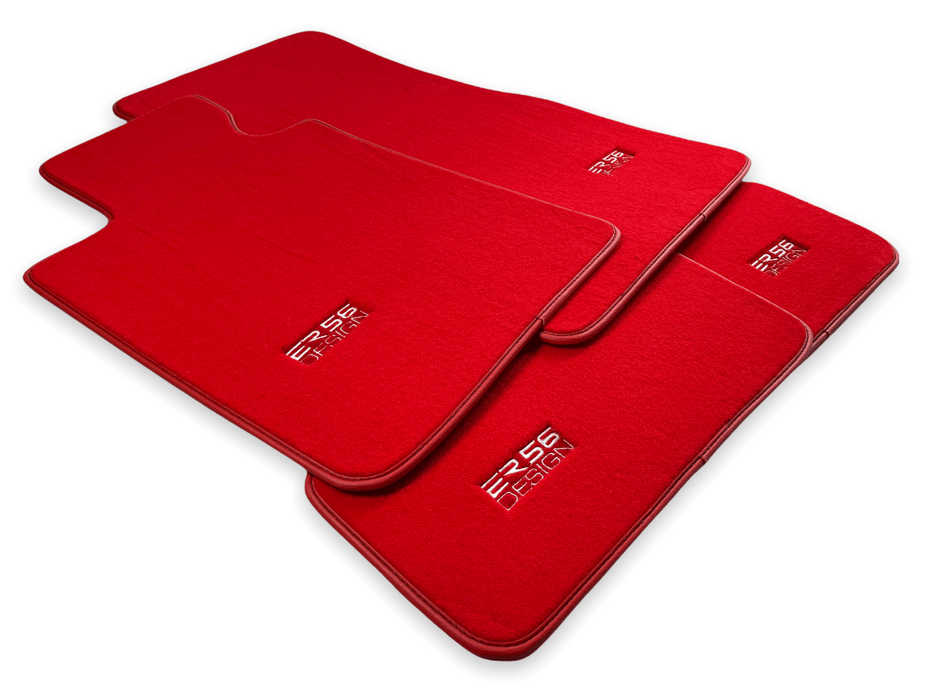 Red Floor Mats For BMW 6 Series F12 - ER56 Design Brand - AutoWin
