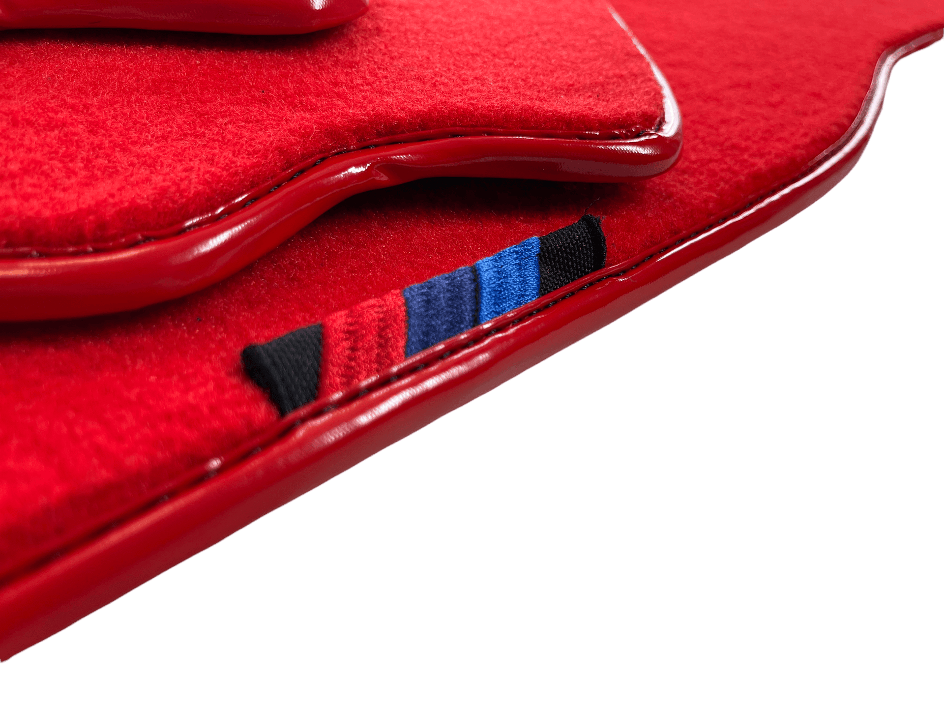 Red Floor Mats For BMW 8 Series G14 With M Package AutoWin Brand - AutoWin