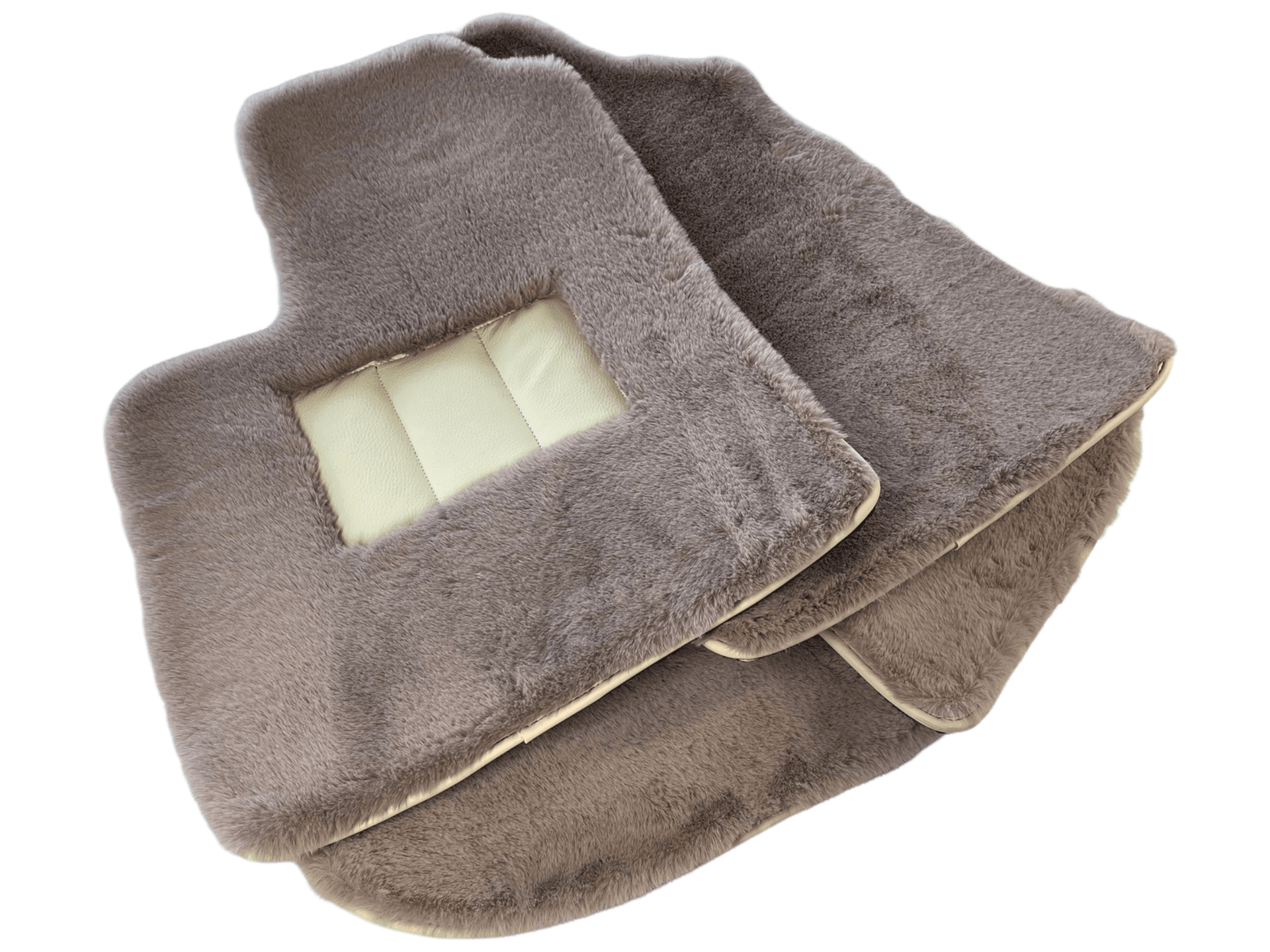 Sheepskin Floor Mats For Bentley Continental GT (2003–2011) Er56 Design - AutoWin