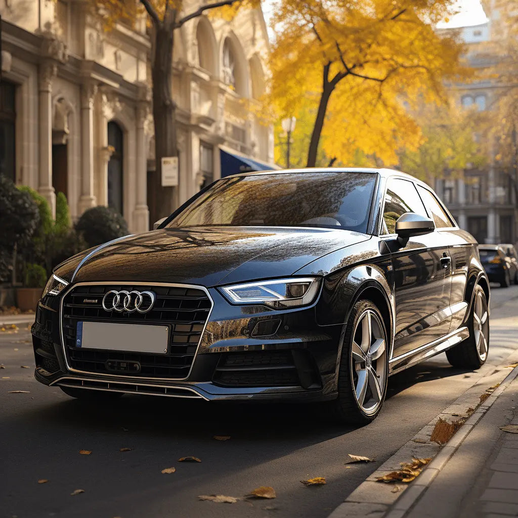 Audi A3 3-portes Hatchback (2013–2020) : Le Dernier des Hachbacks Élancés et Précis — Sans Oublier les Tapis de Sol Qui S'Adaptent Parfaitement