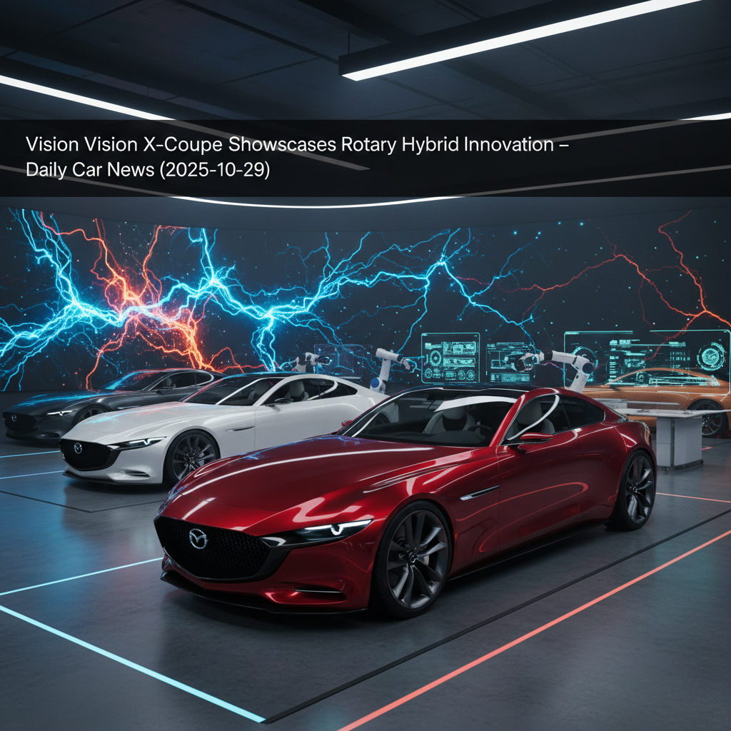 Mazda Vision X-Coupe präsentiert innovative Wankel-Hybrid-Technologie – Daily Car News (29.10.2025)