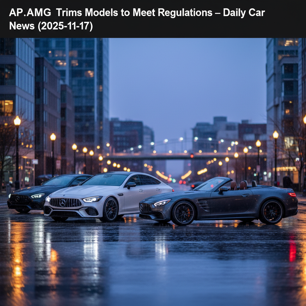 Mercedes-AMG Trims Models to Meet Regulations – Daily Car News (2025-11-17)
