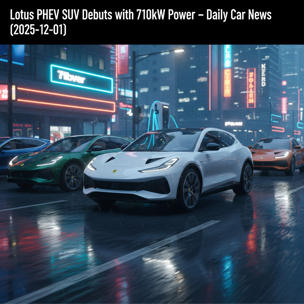 Lotus PHEV SUV Debuts with 710kW Power – Daily Car News (2025-12-01)