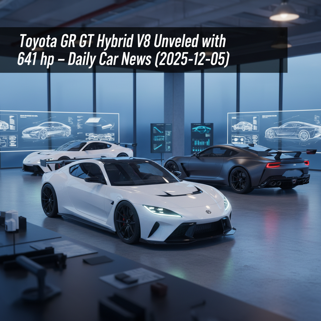 Daily Drive: Toyota GR GT Hybrid V8 Unveiled with 641 hp, Lexus Revives LFA as an EV, and Kia Sharpens Its Small-Car Game