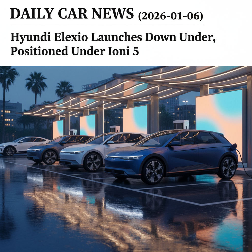 Hyundai Elexio Launches Down Under, Positioned Under Ioniq 5 – Daily Car News (2026-01-06)