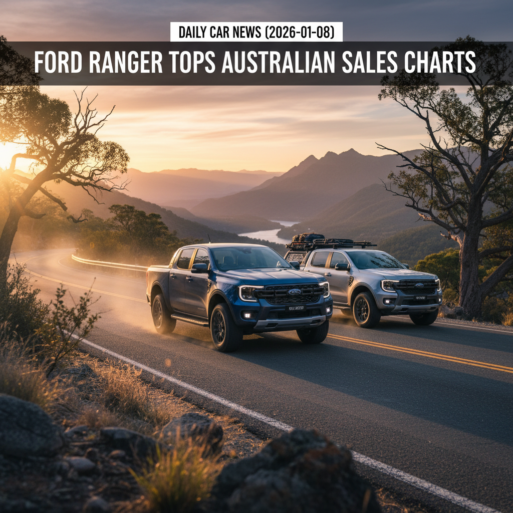 Ford Ranger Tops Australian Sales Charts – Daily Car News (2026-01-08)
