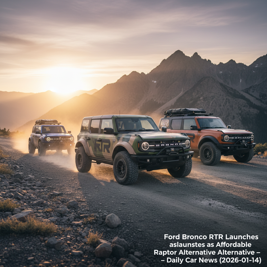 Ford Bronco RTR Launches as Affordable Raptor Alternative – Daily Car News (2026-01-14)