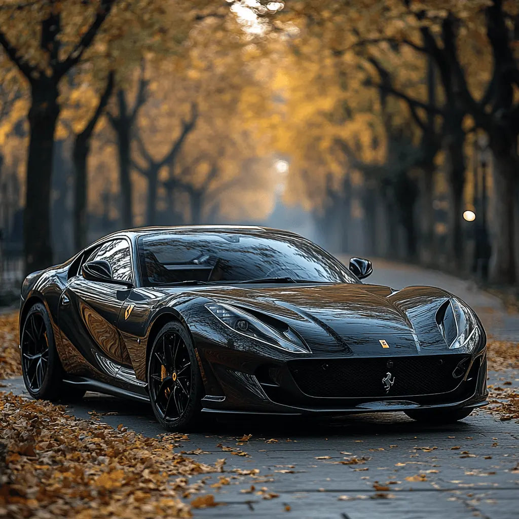 Erleben Sie den Ferrari 812 GTS: Verbessern Sie ihn mit AutoWin-Matten