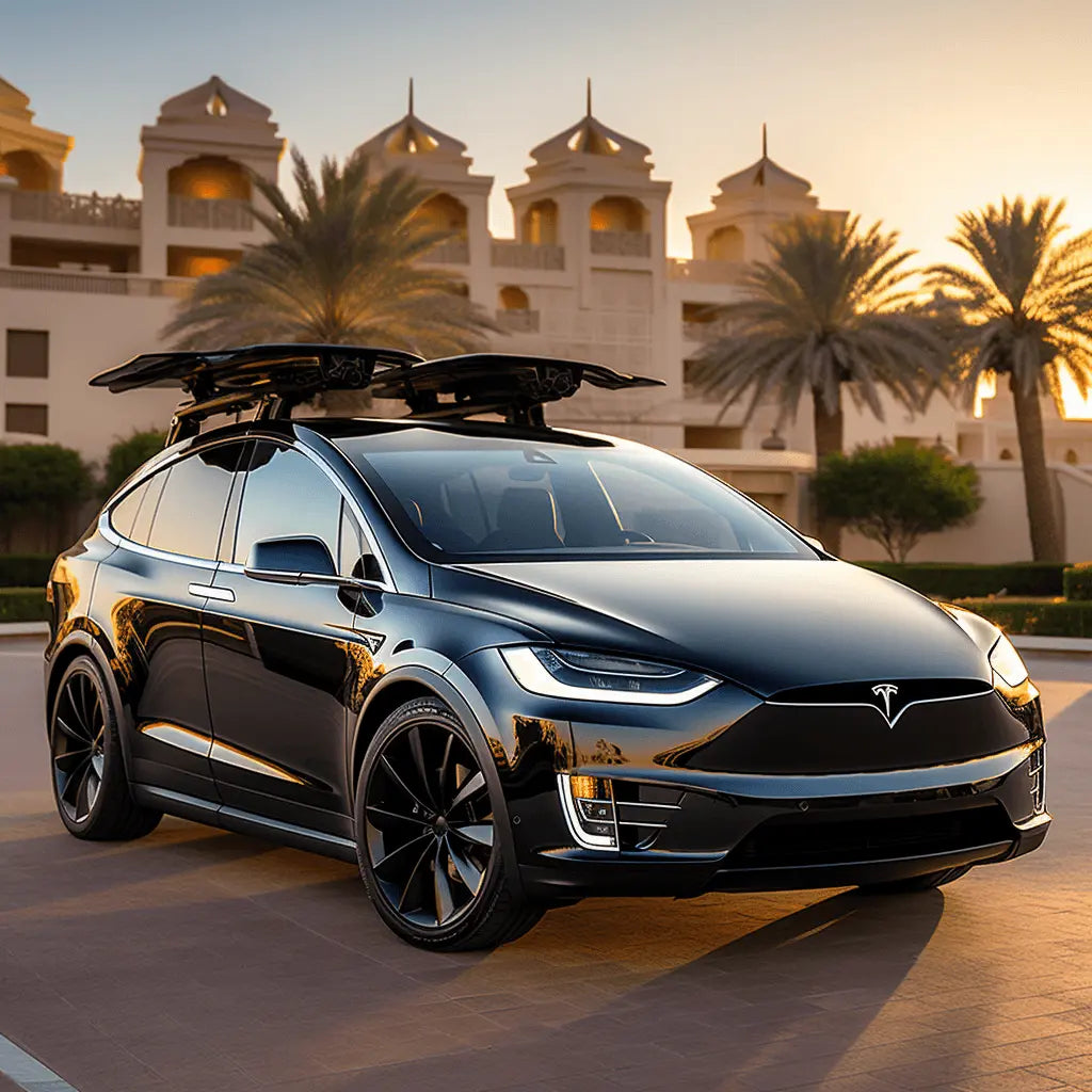 Tesla Model X with 6 seats (2015–2023): Redefining Family Mobility, One Falcon Door at a Time