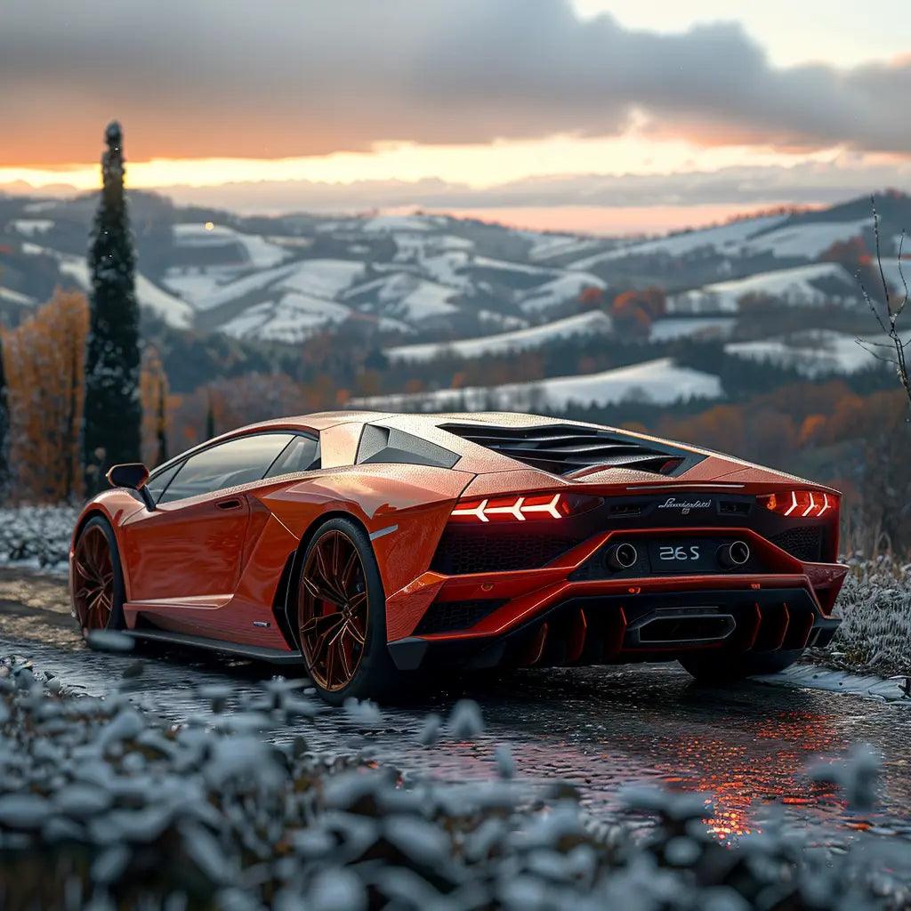 Tapis de sol uniques pour Lamborghini Aventador