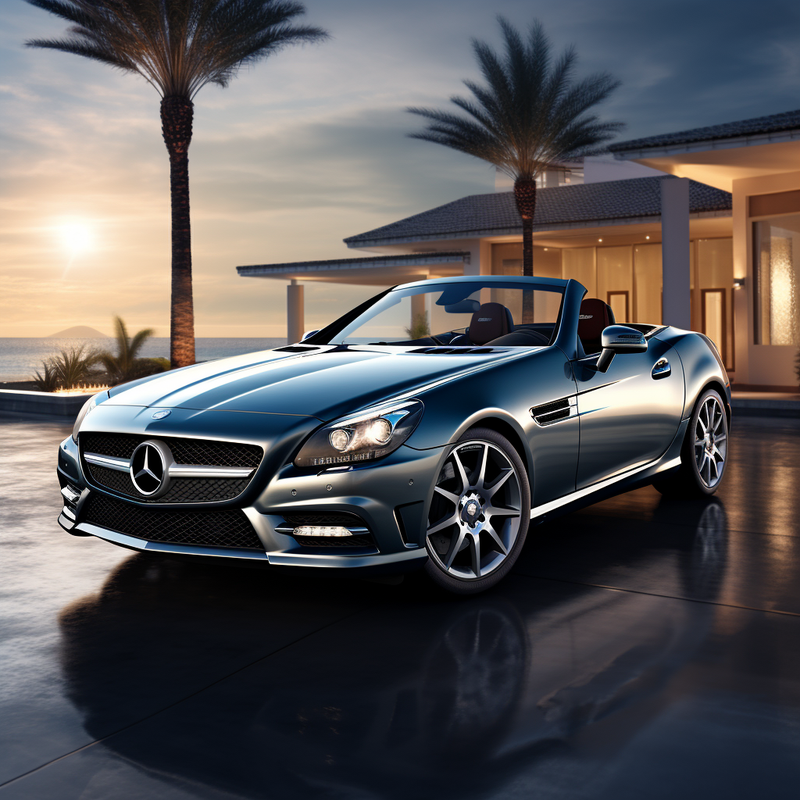 Autowins Premium-Fahrermatte für Ihren Mercedes SLK R172 (2011–2023).