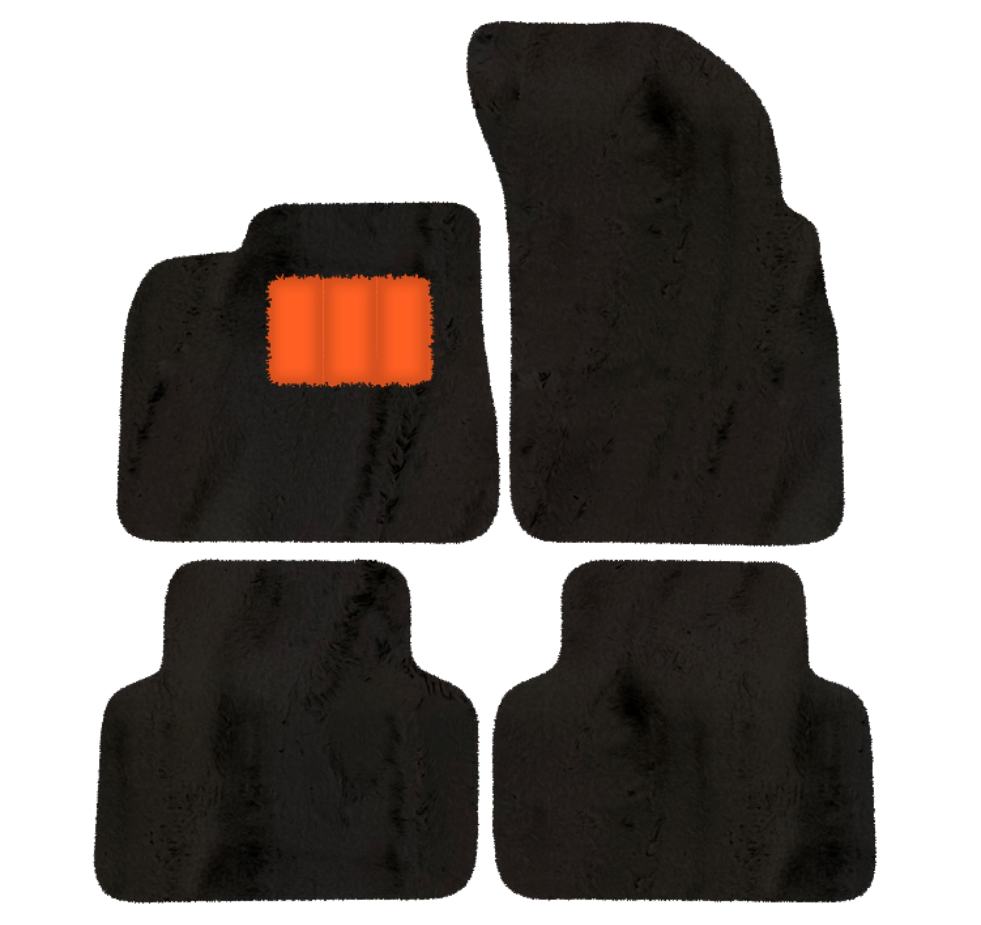 Sheepskin Floor Mats for Lamborghini Urus (2018-2026) - Sheepskin Length, Various Color Options