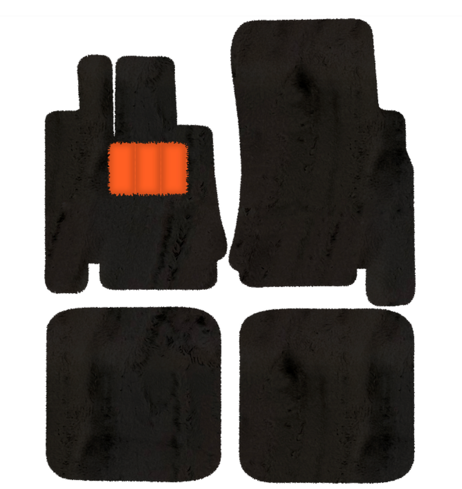 Tapis de voiture en peau de mouton pour Mercedes-Benz G-Class W463 (2018-2023) - Longueur de la peau de mouton, Options de couleur variées