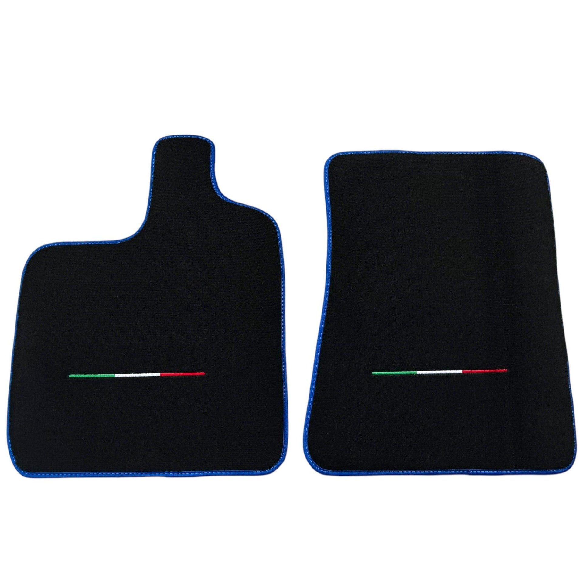 Floor Mats for Ferrari Purosangue with Blue Trim | Italian Edition - AutoWin