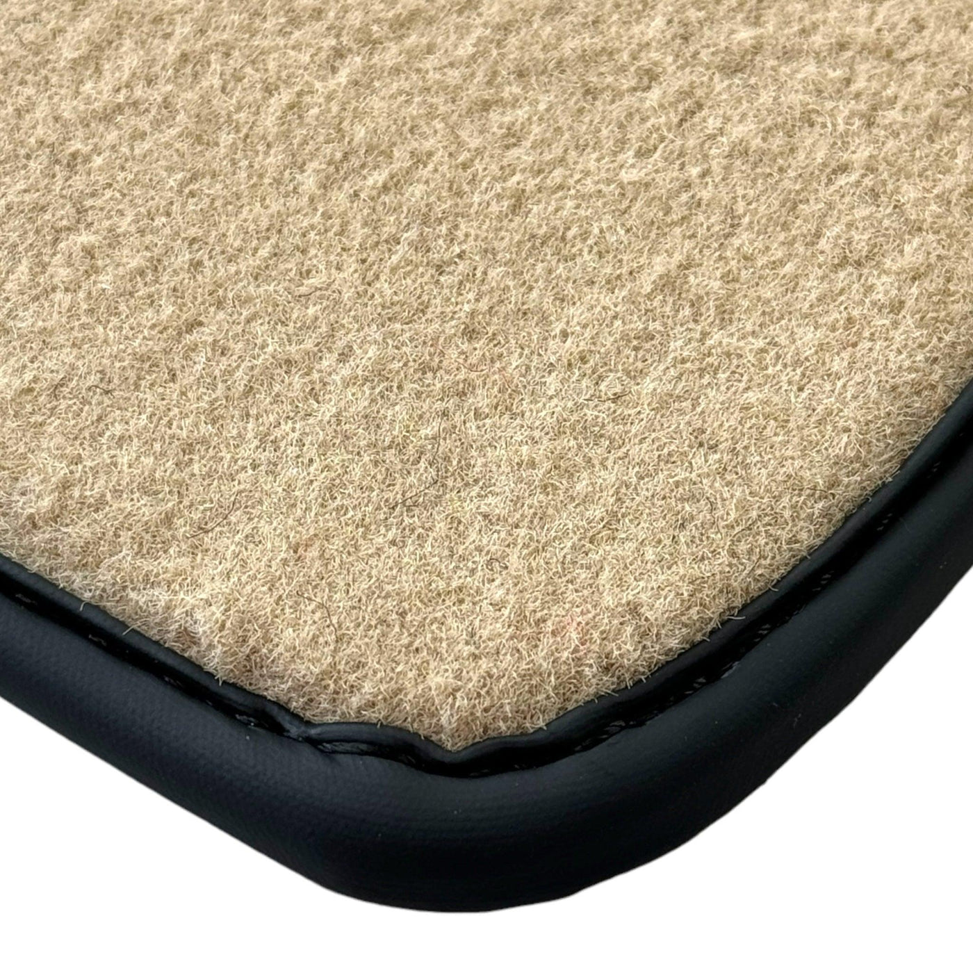 Beige Floor Mats for Ferrari 296 GTS (2022-2024) with Leather - AutoWin