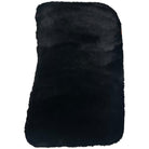 Black Sheepskin Floor Mats for Rolls-Royce Phantom Drophead Coupe (2007-2016) Orange Leather Trim - AutoWin