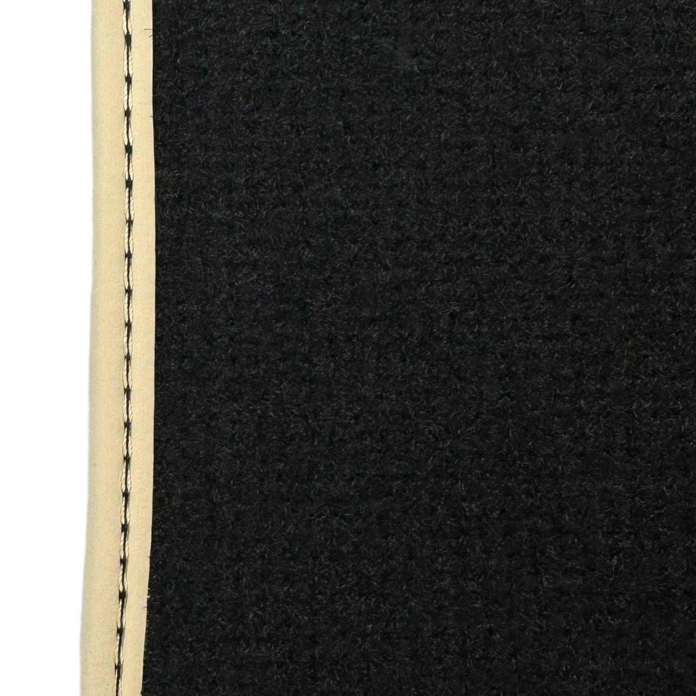 Black Floor Mats for Ferrari Purosangue with Leather and Beige Trim | Italian Edition - AutoWin