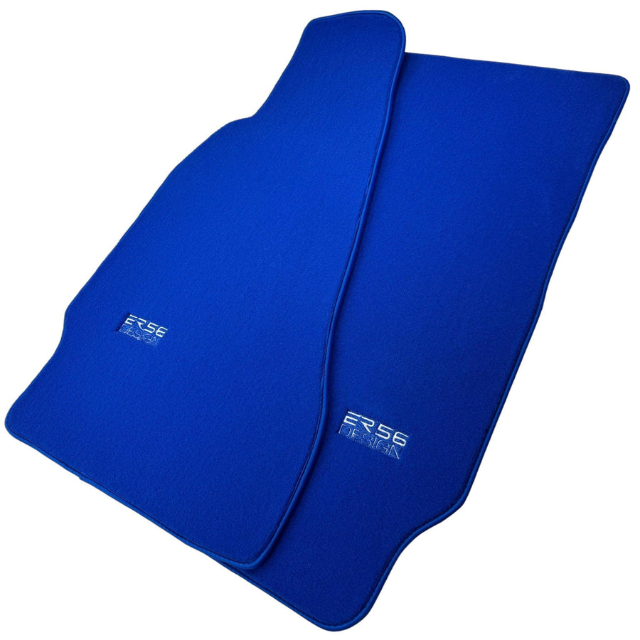 Blue Floor Mats for Aston Martin Vanquish (2012–2018) ER56 Design - AutoWin