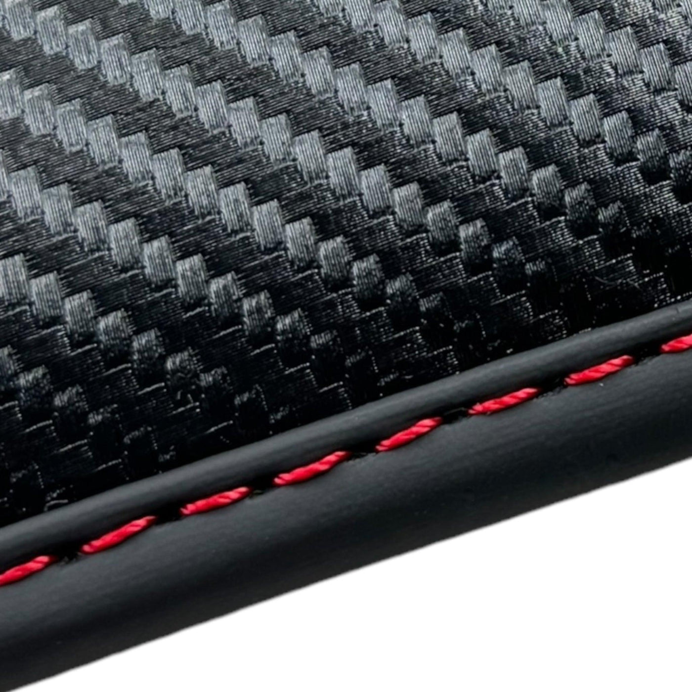 Black Floor Mats for Lamborghini Aventador SVJ with Carbon Fiber - AutoWin