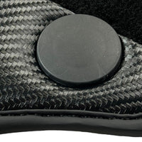 Black Floor Mats for Mercedes Benz C218 Coupe Facelift with Carbon | ER56 Performance - AutoWin