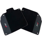 Black Floor Mats for Lamborghini Aventador SVJ with Alcantara Leather - AutoWin