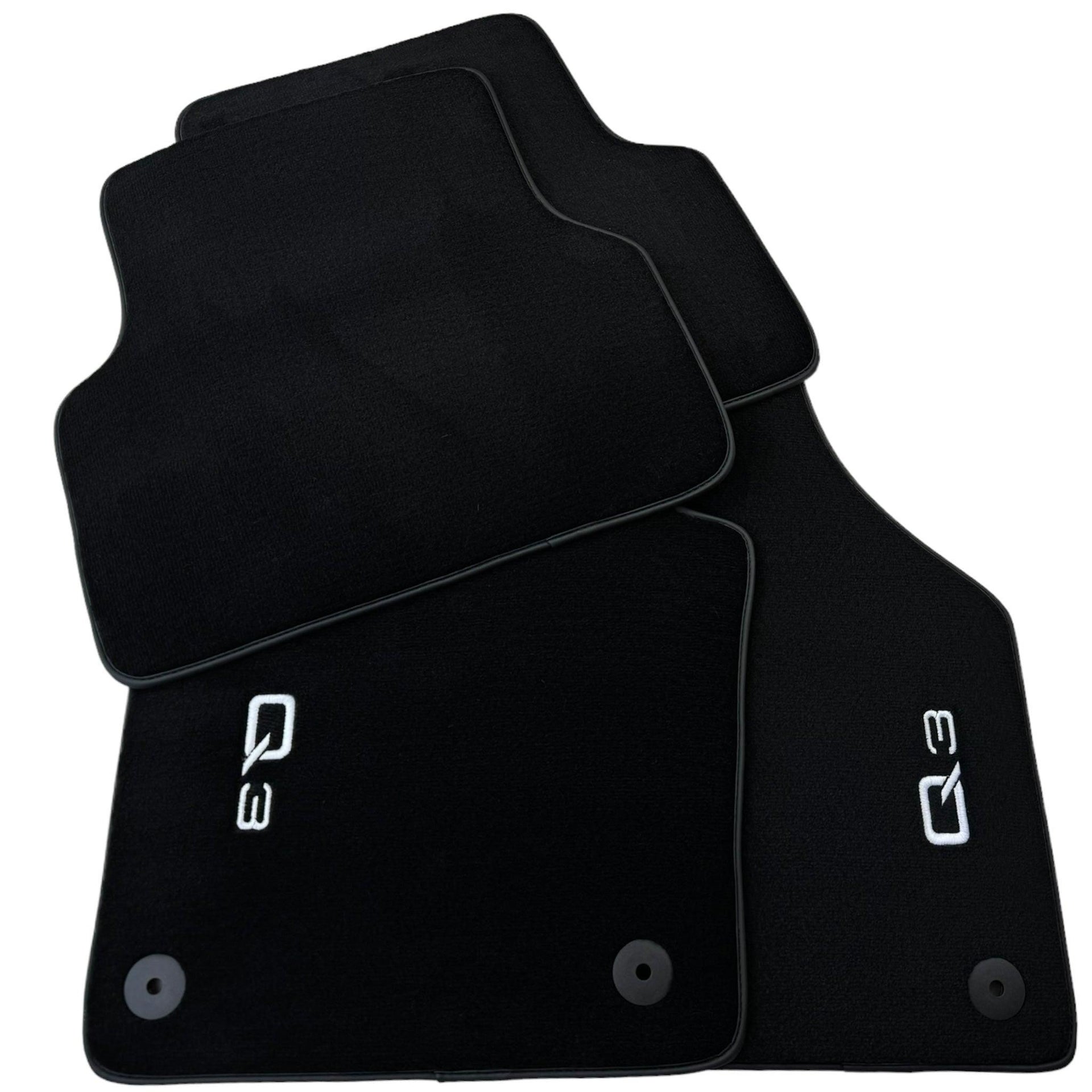 Black Floor Mats for Audi Q3 8U (2011-2018) - AutoWin