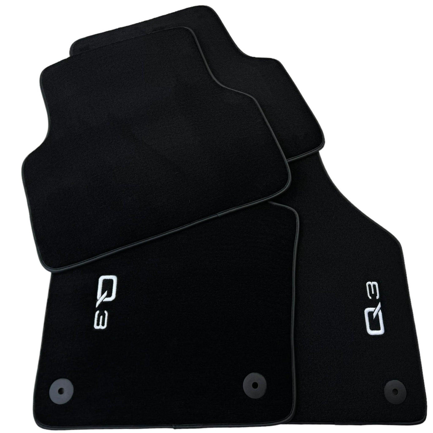 Black Floor Mats for Audi Q3 F3 (2018-2024) - AutoWin