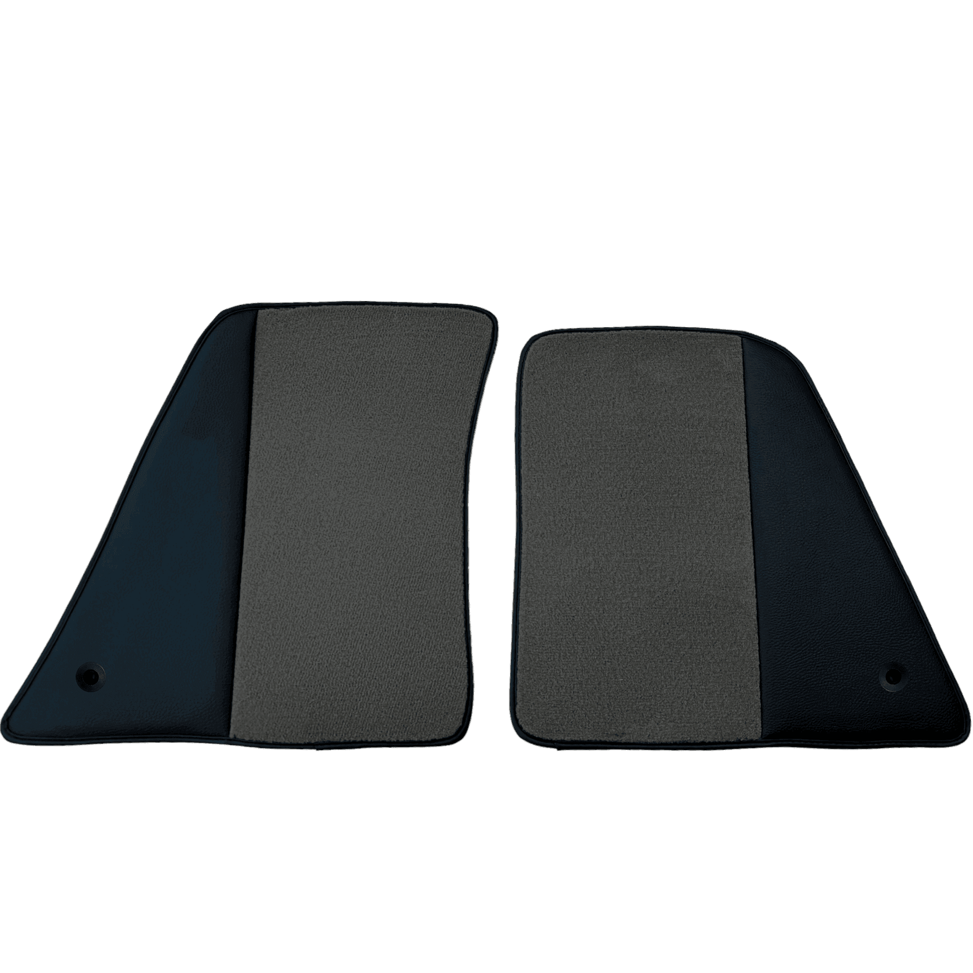 Gray Floor Mats for Ferrari 296 GTS (2022-2024) with Leather - AutoWin
