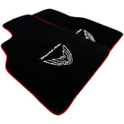 Black Floor Mats Red Trim for Pontiac FireBird (1993-2002) Trans Am - AutoWin