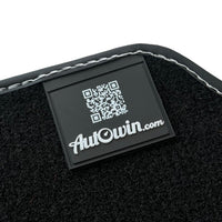 Black Floor Mats for Ferrari Portofino M with Leather | AutoWin