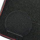 Black Floor Mats for Ferrari Purosangue with Leather and Black Trim | Italian Edition - AutoWin