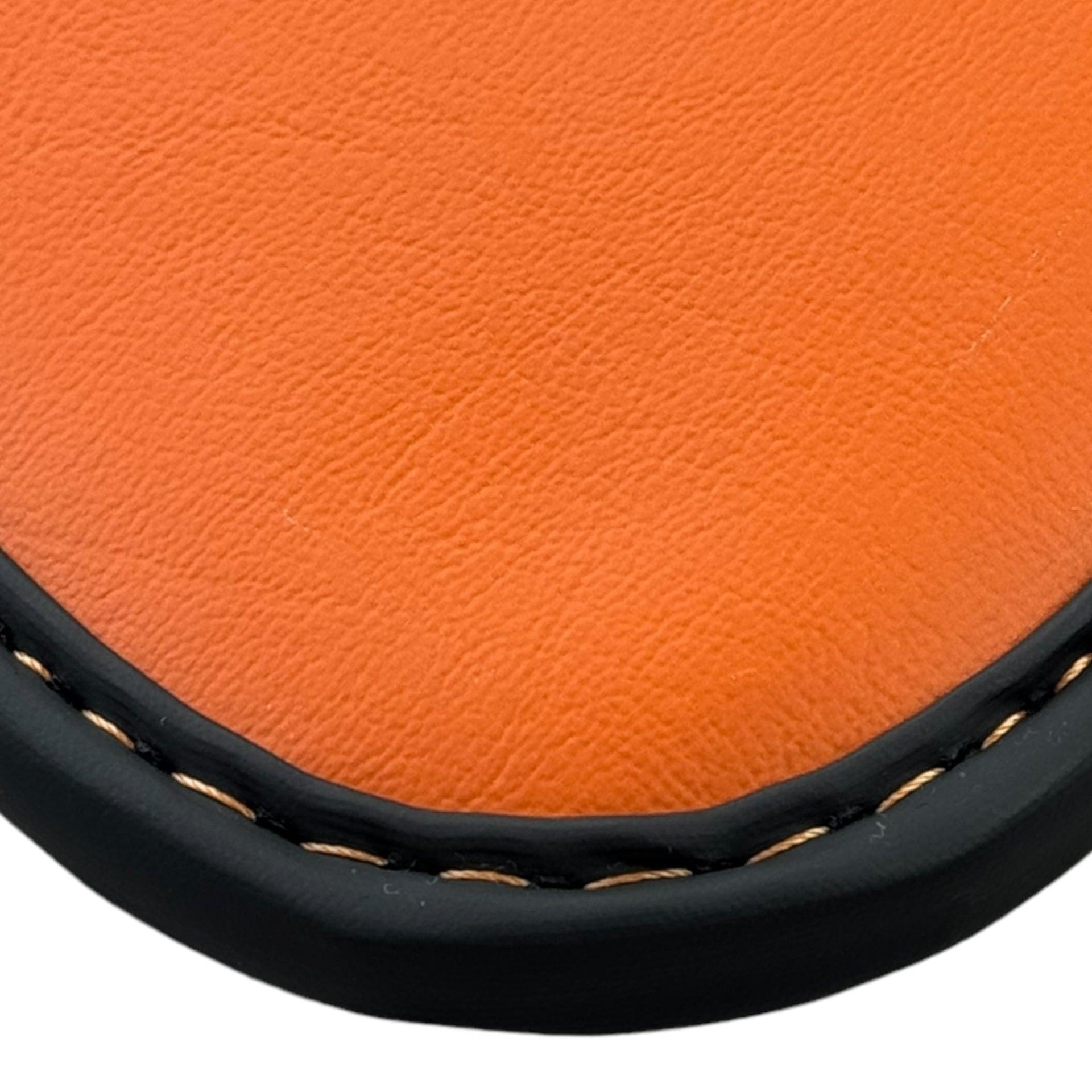 Black Floor Mats for McLaren 720S (2017-2021) with Orange Leather - AutoWin