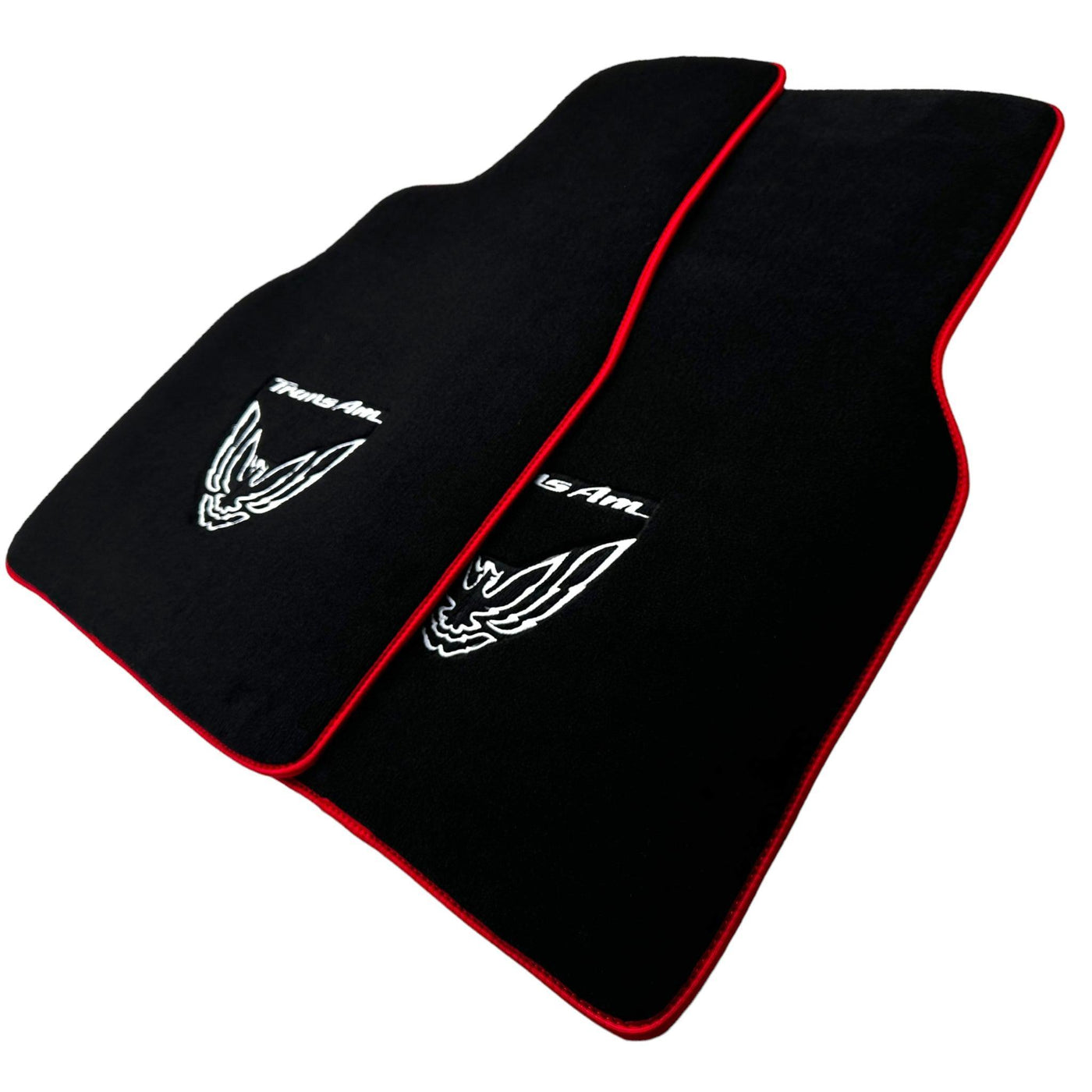 Black Floor Mats Red Trim for Pontiac FireBird (1993-2002) Trans Am - AutoWin