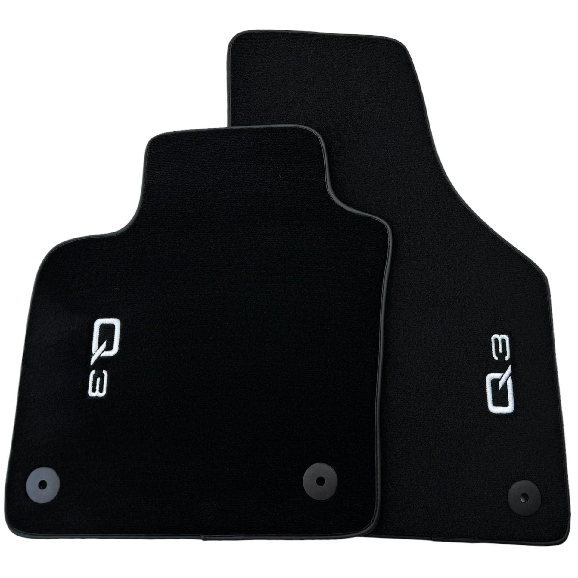 Black Floor Mats for Audi Q3 8U (2011-2018) - AutoWin