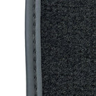 Black Floor Mats for Jeep Wrangler JK (2007-2018) 5 Doors - Double Fixation - AutoWin