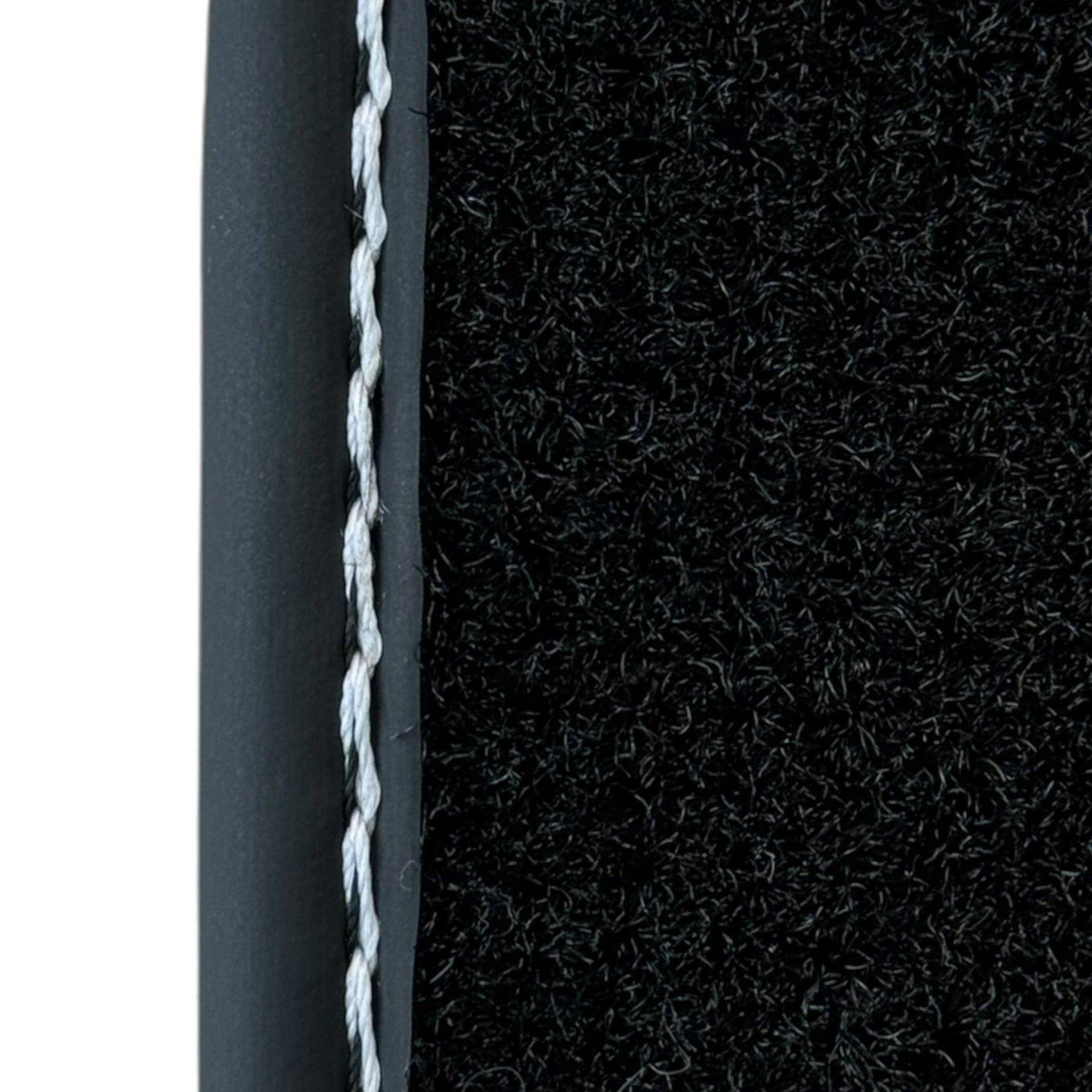 Black Floor Mats for Ferrari Portofino M with Leather | AutoWin