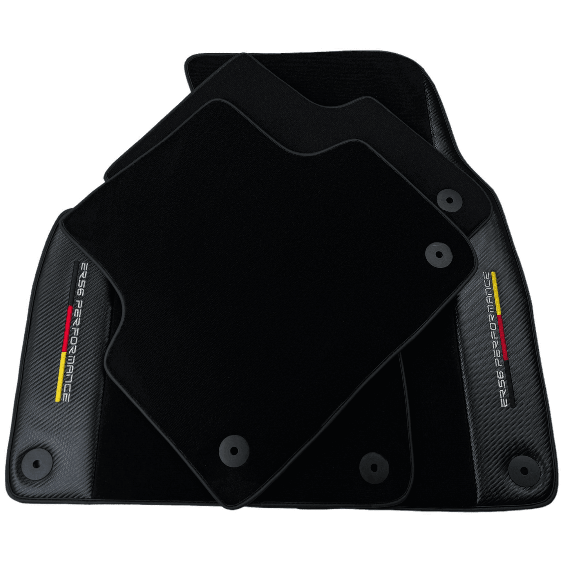 Black Floor Mats for Audi A6 - C6 Avant Long (2004-2008) | ER56 Performance - AutoWin