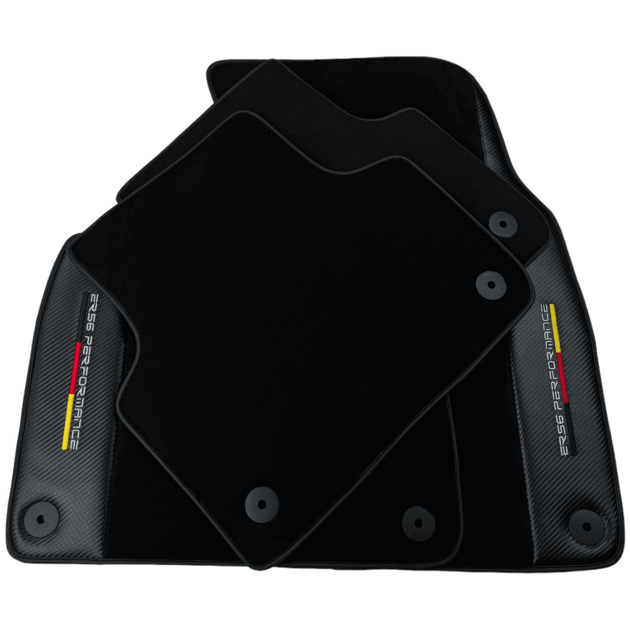Black Floor Mats for A4 - B9 Avant (2019-2023) | ER56 Performance - AutoWin