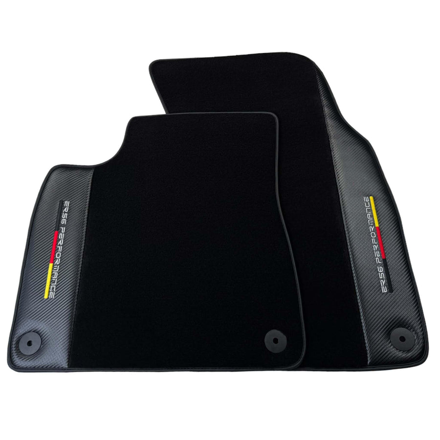 Black Floor Mats for Audi A5 - F57 Convertible (2020-2023) | ER56 Performance - AutoWin