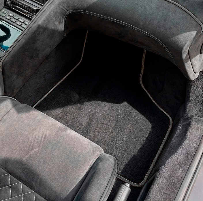 Customizable Black Floor Mats for Lamborghini Diablo (1990-2001) SV AutoWin Brand