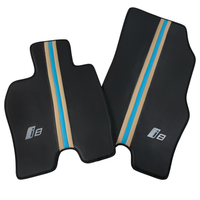 Cream Leather Floor Mats for BMW i8 Series | Elegant Protection