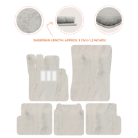 Premium Sheepskin Floor Mats for Ferrari 296 GTS (2022-2025)