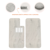 Premium Sheepskin Floor Mats for Aston Martin V8 Virage (1989-1995) Coupe