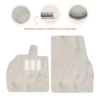 Luxury Sheepskin Floor Mats for Lamborghini Revuelto 2024-2025