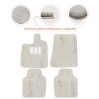 Premium Luxury Sheepskin Floor Mats for Ferrari Roma (2021-2024)